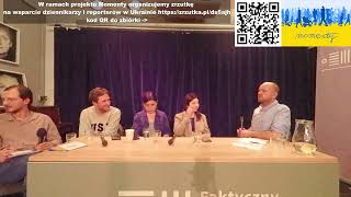 Joanna Kos-Krauze, Żenia Klimakin, Natalia Panczenko - panel o pomaganiu Ukrainie.