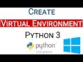 Python Virtual Environment Windows 10 - Create Virtual Environment Python 3 - Code Jana