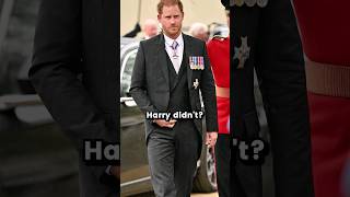 Why Prince Harry didn't wear a robe at the coronation? #princeharry #kingcharles #coronation