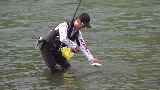 千島克也段々瀬からヒラキの釣り方