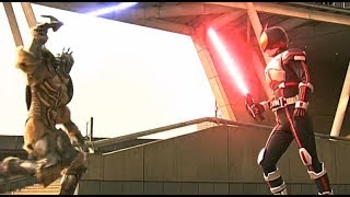 Lightsaber Duel: Kamen Rider Faiz and Kiba vs Orphnoch | 仮面ライダー555 (Star Wars Edits)