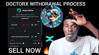 How to Sell/Swap $DRX Tokens On Xportal Wallet Instantly | DoctorX Mining Withdrawal Process