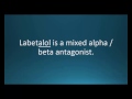 How to pronounce labetalol (Normodyne) (Memorizing Pharmacology Flashcard)