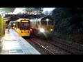 Dean lane binliner train through Newton Heath and Moston tram stop.