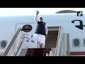 pm modi emplanes for austria after concluding historic russia visit