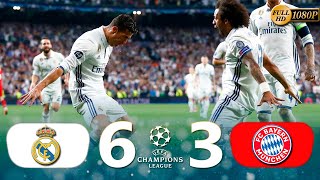 Real Madrid vs Bayern Munich (6-3 agg) UCL 2016-2017 / Quarter F. / 1,2 Leg / All Goals & Highlights