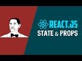React JS State and Props | setState with Virtual DOM | React.JS tutorial Series Part 4