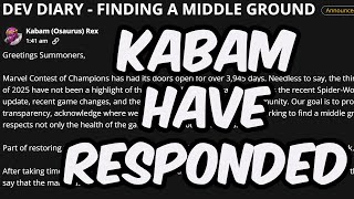 Kabam's BIG RESPONSE to September Issues - Spider-Woman Nerf, EQ & BGs - Marvel Contest of Champions