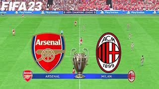 FIFA 23 | Arsenal vs AC Milan - UEFA Champions League - PS5 Gameplay