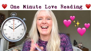 One Minute Love Reading ♥️ #shorts