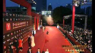 2012上海国際映画祭日本映画週間代表団レッドカーベッドを歩く