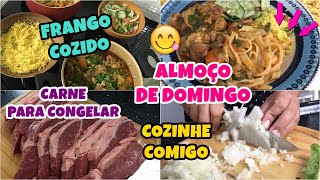 COZINHANDO COMIGO: ALMOÇO DE DOMINGO SIMPLES E RÁPIDO | Ailana Nascimento