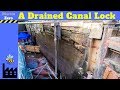 Inside a 215 year old Drained Canal Lock