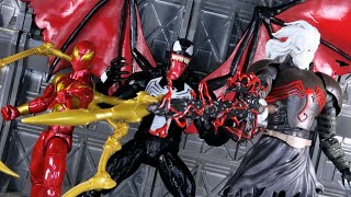 阿姆微的玩具簿 Hasbro Marvel Legends KNULL努爾 + VENOM 猛毒 + Iron Spider 鋼鐵蜘蛛人 (60th Anniversary SpiderMan)