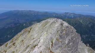 Kriváň - Vysoké Tatry - Pohľad z výšky na Vysoké Tatry