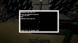 Computercraft - From noob to pro [7a] - Functions