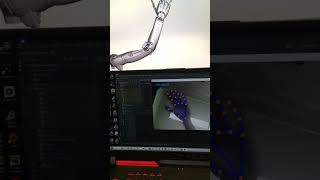 Visual control of robot arm and hand with OAK 3dcamera and Google mediapipe