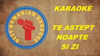 KARAOKE:  Te astept noapte si zi Versuri Negativ (Re min)