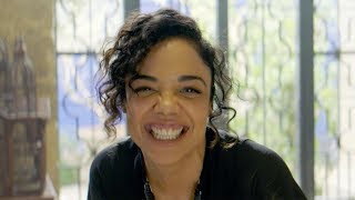 Watch Tessa Thompson LOSE IT in the Men in Black: International Bloopers! (Exclusive)