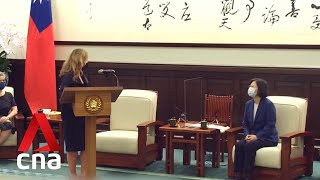 US senator Marsha Blackburn pledges support for Taiwan's independence during visit