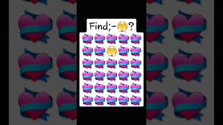 Find out odd emoji ||#shorts #queddle #emoji #riddles #emojichallenge #puzzle #paheliwithanswe