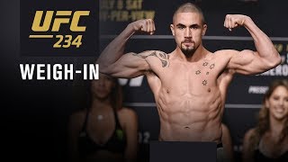UFC 234: Weigh-in