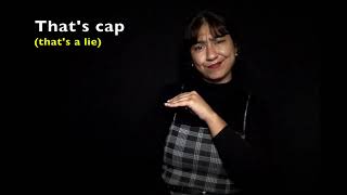 Slang Phrases in ASL