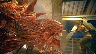 RESIDENT EVIL 3 REMAKE Nemesis Transformation Scene HD