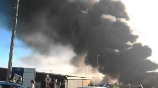 Wollaston factory fire 18/1/15