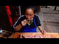 the best woodcarving amazing gossip fish carving documentary experience