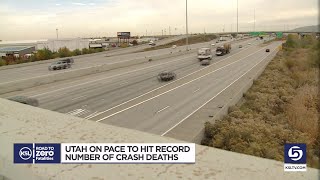 Utah on pace to hit record number of crash deaths