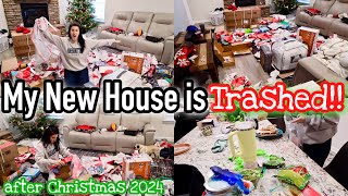 AFTER CHRISTMAS CLEAN WITH ME! MY HOUSE IS TRASHED! CLEANING MY ANXIETY AWAY! NEW HOUSE CLEANING