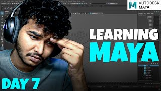 Learning Maya  || Day 7 || 3dDank