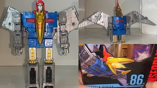 How to transform studio series 86 swoop. Leader class SS 86 dinobot figure transformation video