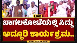 LIVE : Bagalkoteಯಲ್ಲಿ CM Siddaramaiah ಅದ್ಧೂರಿ ಕಾರ್ಯಕ್ರಮ | @newsfirstkannada