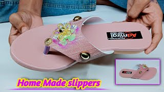 How to make slippers for laining robat most beautiful sandals at home