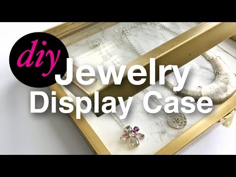 How To Make A Jewelry Display Storage Case Using Dollar Tree Items | Treshaja How To Make A Jewelry Display Storage Case Using Dollar Tree Items | Treshaja