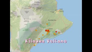 Monday Kilauea Volcano update. Increasing EQ activity. 4/29/2024