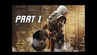 Assassin's Creed Origins Walkthrough Part 1 - Bayek of Siwa (Let's Play Commentary)