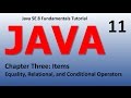 Java Equality, Relational, and Conditional Operators Epi 11