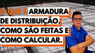 #DICARV32 - O QUE É ARMADURA DE DISTRIBUIÇÃO EM LAJES. COMO É FEITO E COMO CALCULAR.