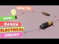 How does a basic electric circuit work?