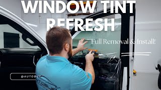 GMC Sierra Window Tint Upgrade – Full Removal & Installation!