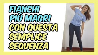 Esercizi Per Dimagrire Fianchi e Girovita in meno di 10 minuti | Silva Iotti