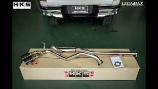 HKS LEGAMAX CARBON EXHAUST THAILAND ORIGINAL SIDE TWIN PIPE FOR HILUX \u0026 FORD RANGER NEXT-GEN