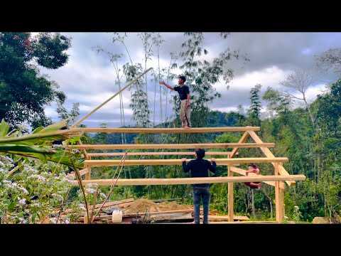 21-day Video Of Building A Wooden House In The Mountains - YouTube