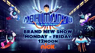 Alien Dance With Abhimanyu | Abhimanyu ki Alien Family | Mon-Fri at 12 PM | Nick