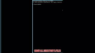 Show all directory \u0026 files | Dos command