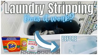 Does LAUNDRY STRIPPING Work? | Laundry Motivation | Extreme Clean