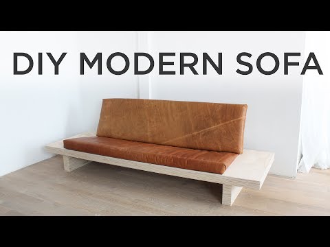 DIY Modern Sofa | How to make a sofa out of plywood DIY Modern Sofa | How to make a sofa out of plywood